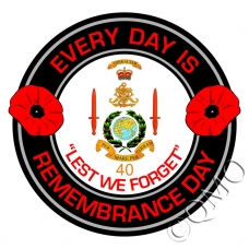 Royal Marines 40 Commando Remembrance Day Sticker